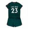 Liverpool Luis Diaz #23 Tredjedraktsett Barn 2022-23 Kortermet (+ korte bukser)